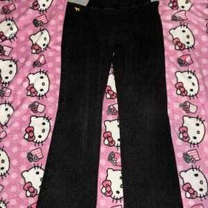 PINK Victoria's Secret Black Green Bay Packer Leggings